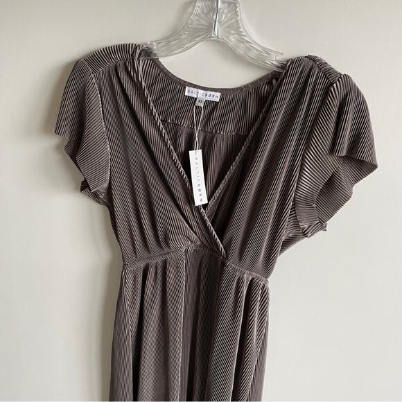 NWT Baltic Born Pewter Pleated Athena Maxi Dress - Picture 5 of 7